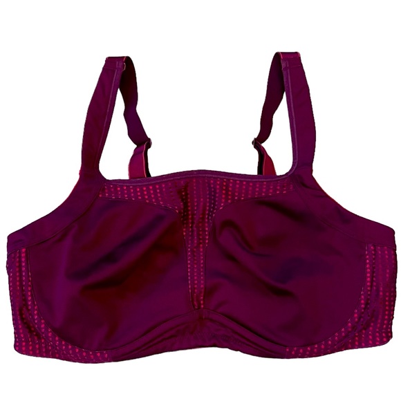 Soma Sport Max Support Underwire Sport Oasis Purple Red Size 38D - Picture 1 of 10